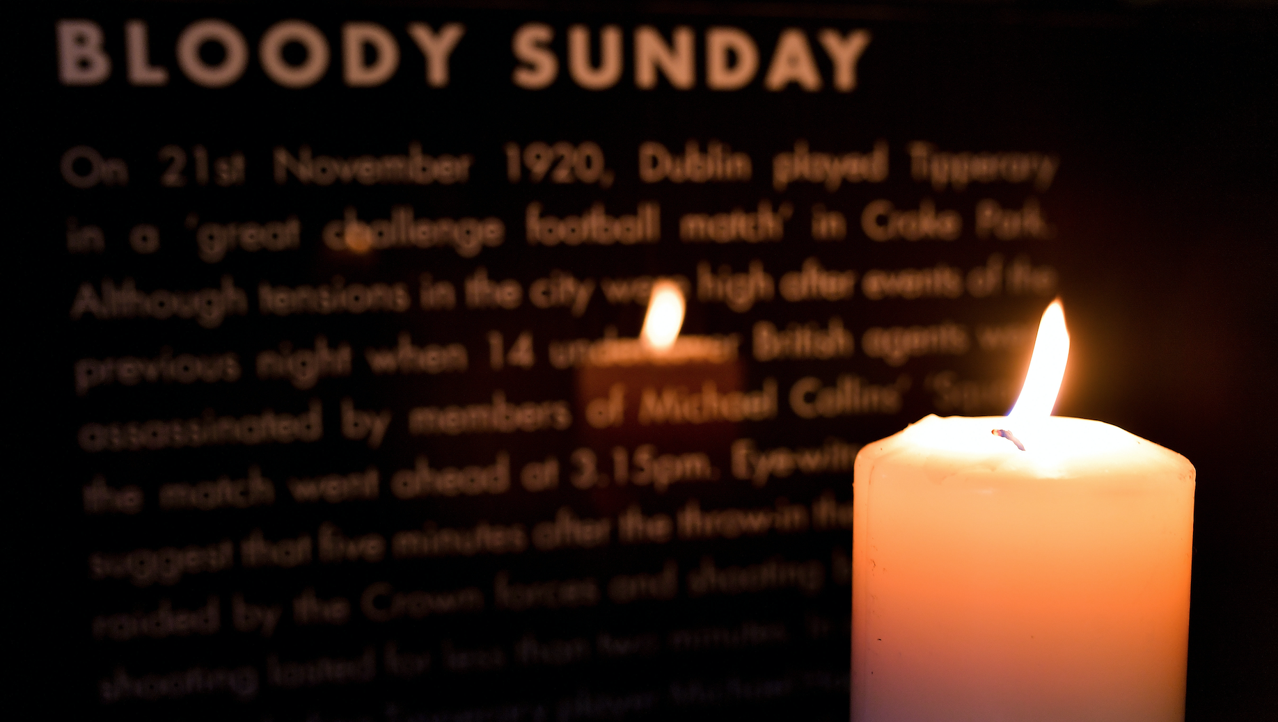 B100dy Sunday – A candle at dusk