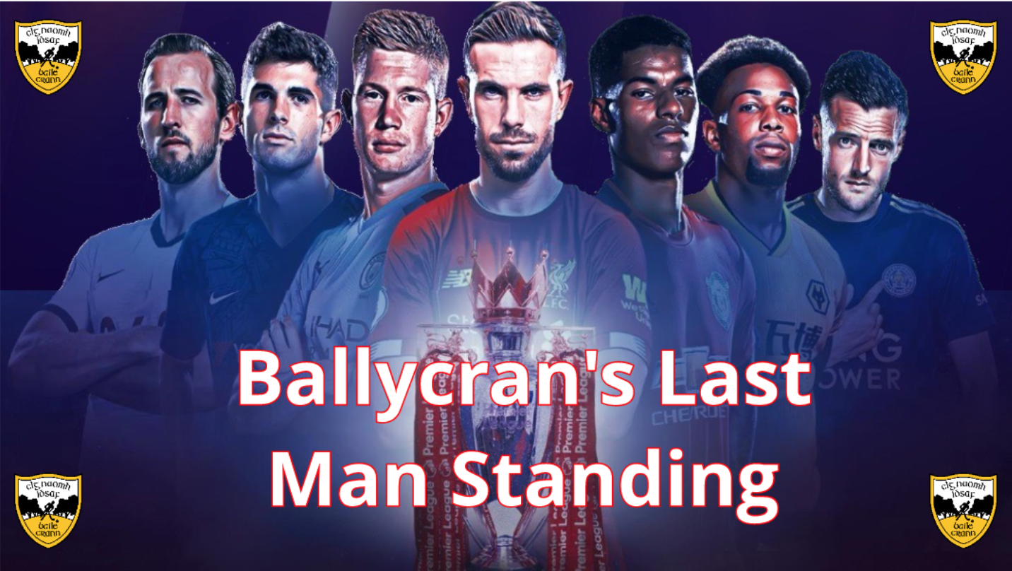Ballycran’s Last Man Standing – We have a winner!