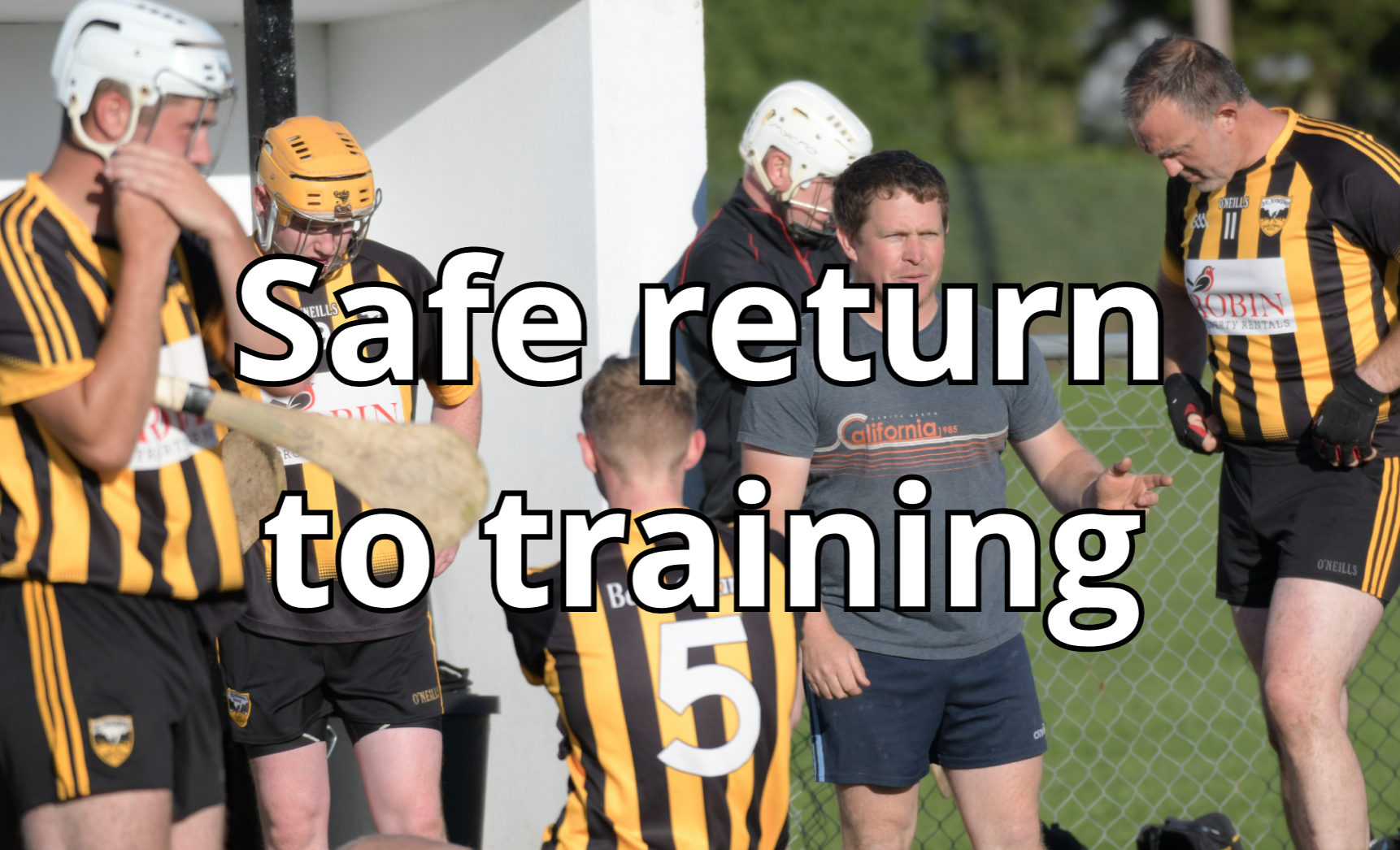 Safe return to training at McKenna Park