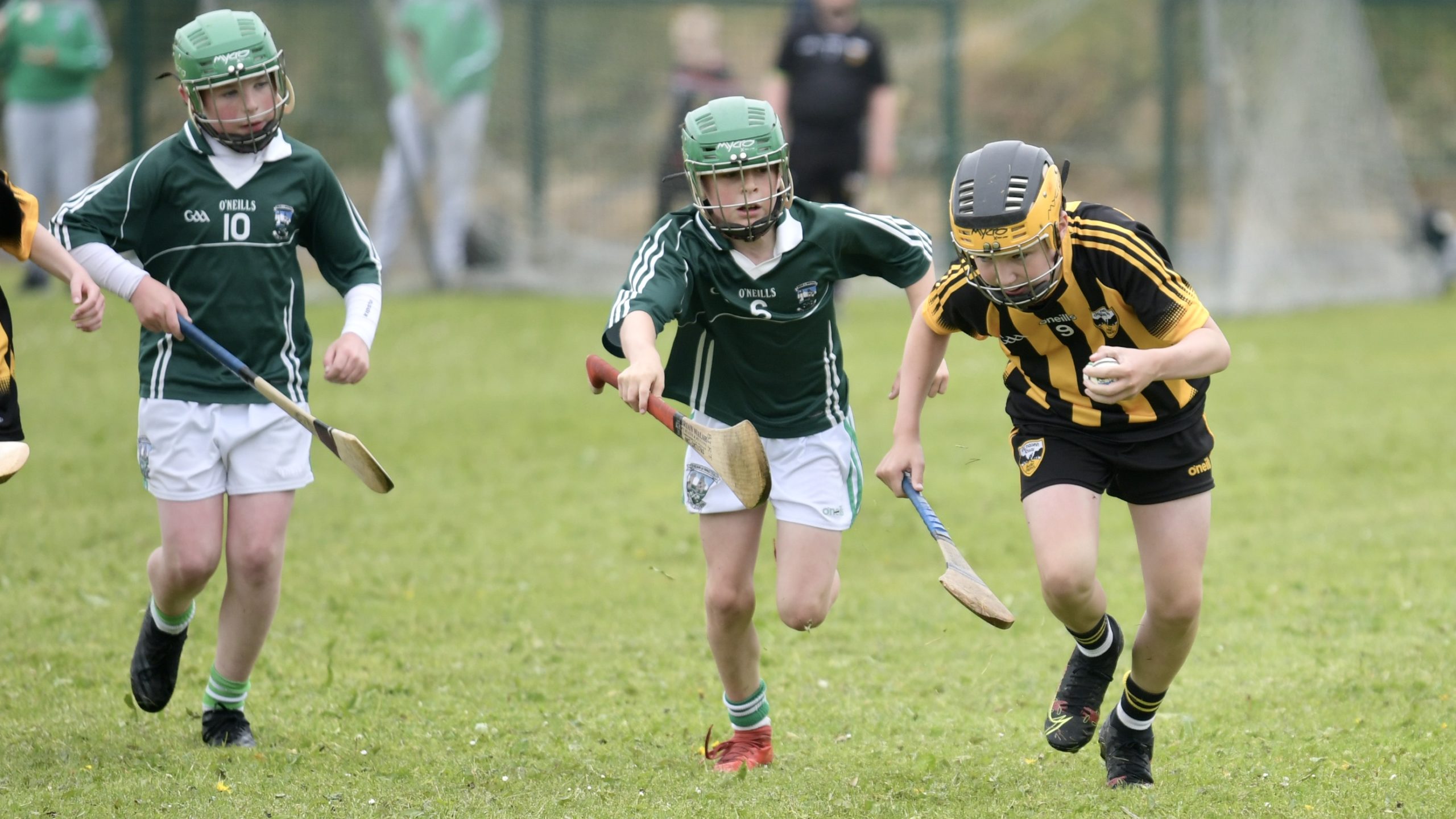 U11.5 Hurlers took a short run up to Ballygalget at the weekend
