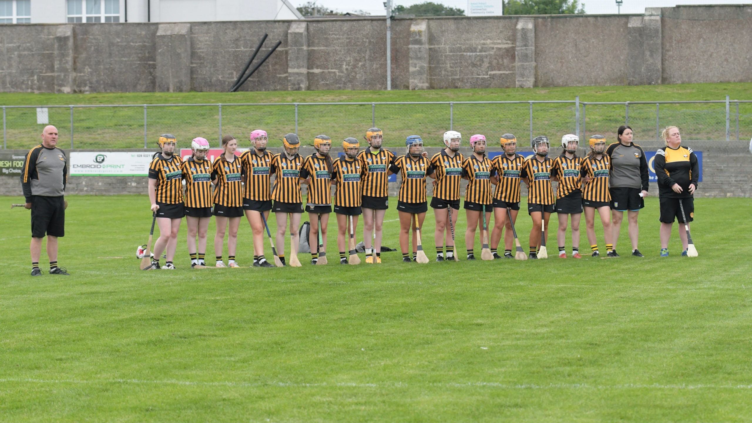 Hopes of an U17 Camogie shield faded away as Castlewellan took their scores